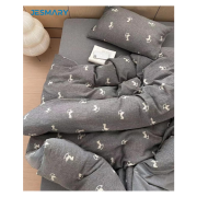 Set chăn ga gối đệm vải muslin có size dành cho người lớn